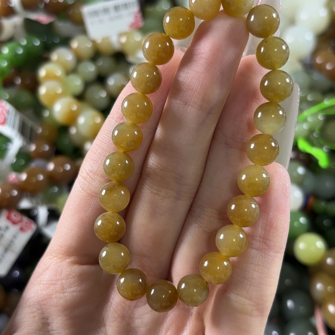 和田玉未镶嵌手链185