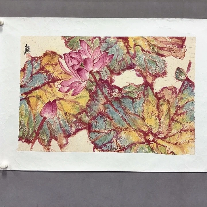 国画亲笔手绘放心去藏