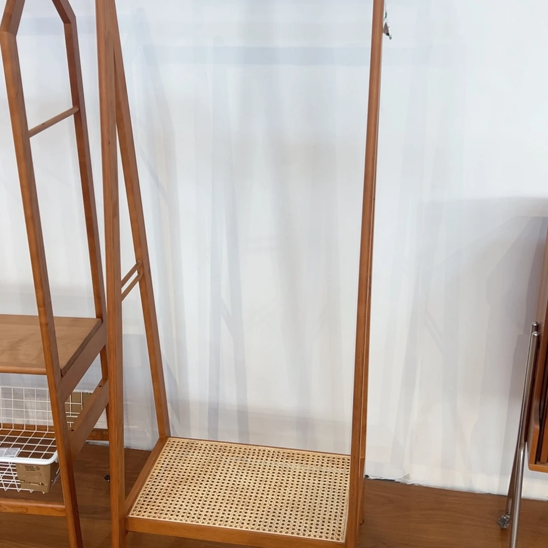 其它金属樱桃木衣帽架A字型