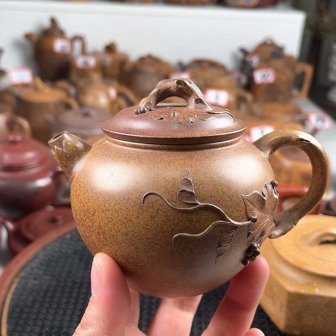 紫泥茶壶宜兴紫砂