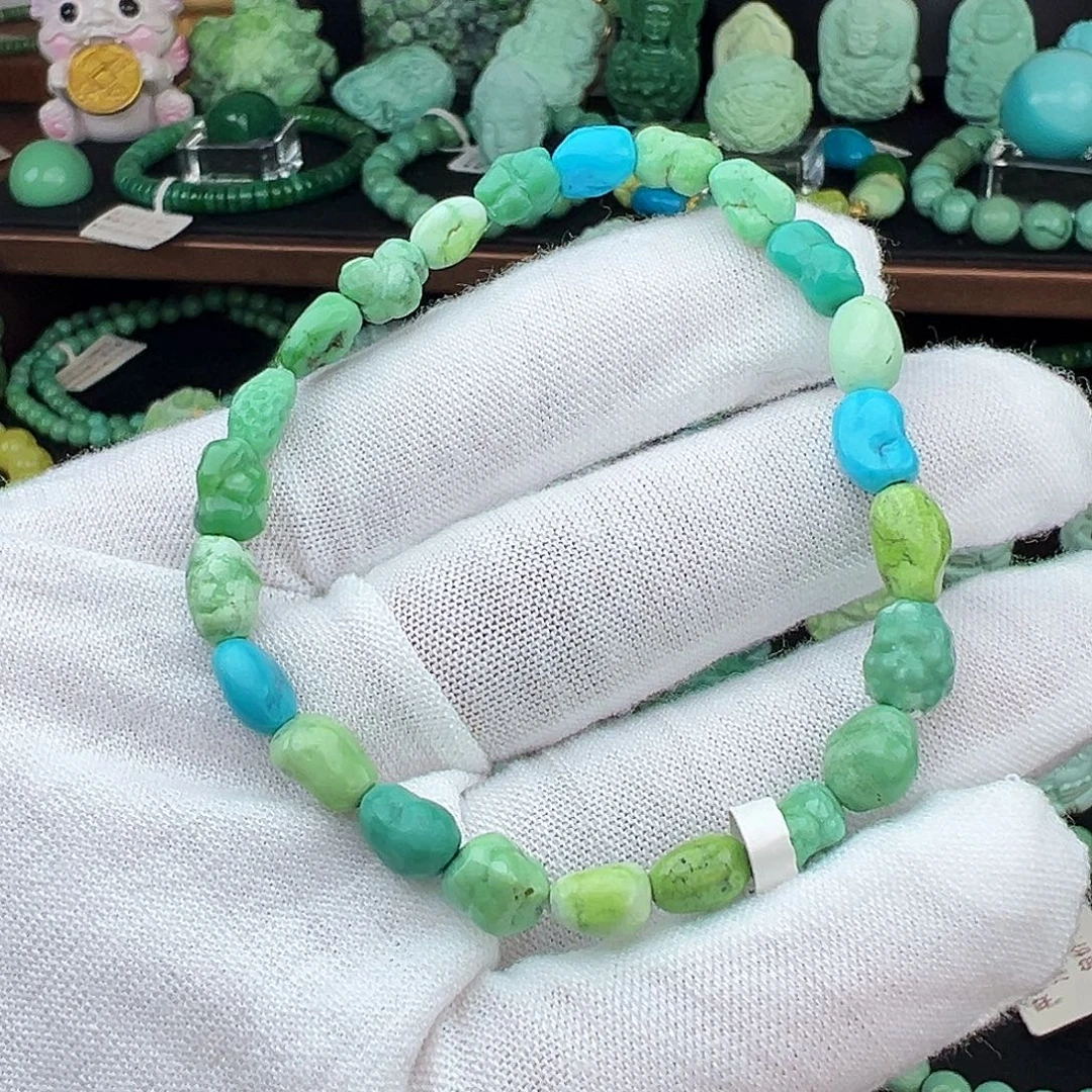 绿松石未镶嵌绿松石主播璐璐