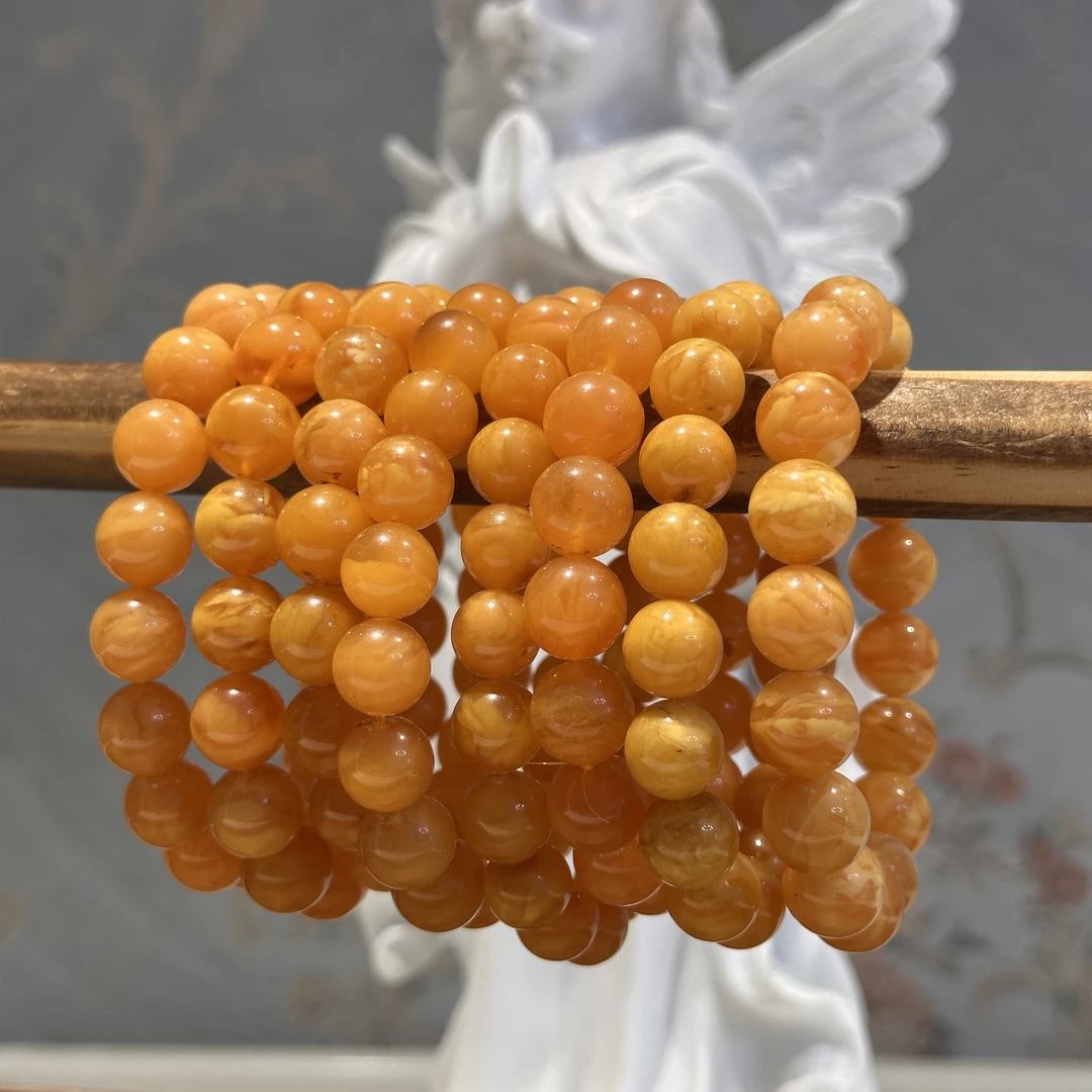 天然蜜蜡手串 多样性发其一M25