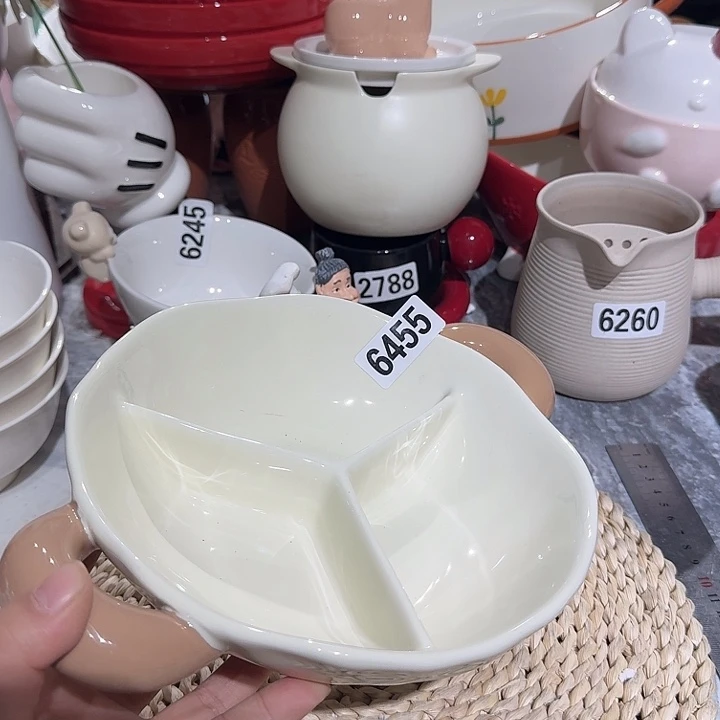 瓷片微瑕陶瓷满15包邮6455