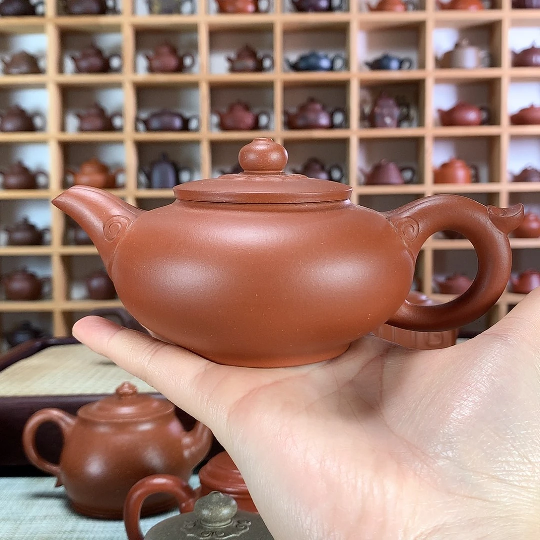 南***战紫砂称心如意紫砂壶手工制作