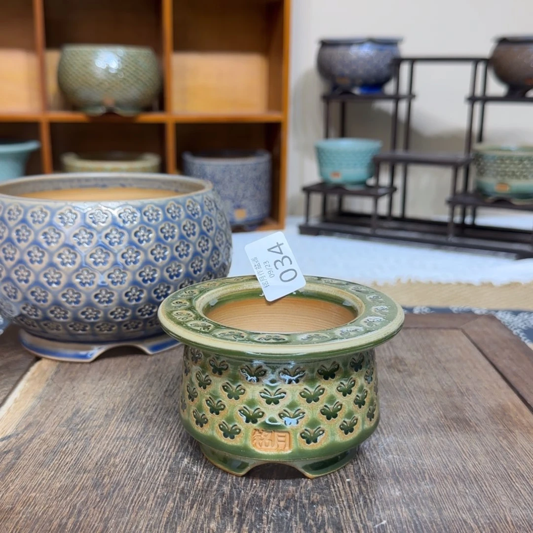 手工花盆 034 内口口径 6.5 cm