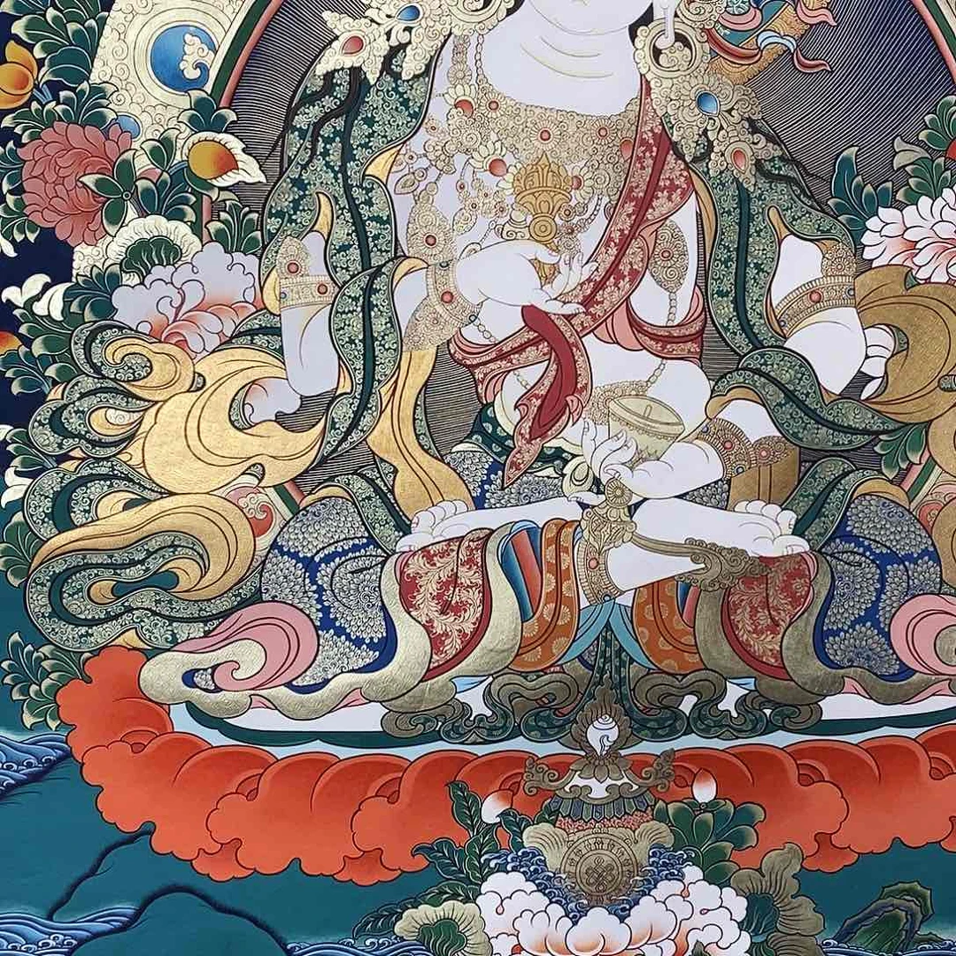 拯***系装裱画青海热贡手绘唐卡