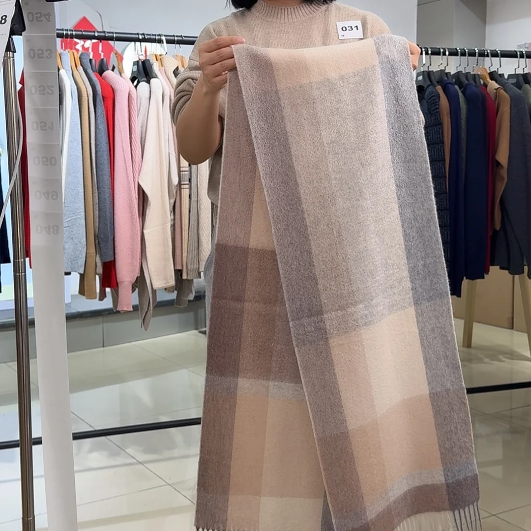 山羊绒保暖羊绒衫围巾048