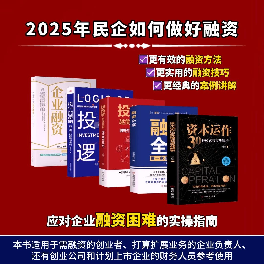 资本运作30种模式与实战解析 融资全案 一本书读懂企业融资