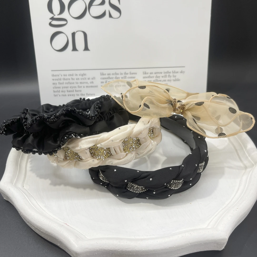 直播间孤品组合装4个 高颅顶发箍头箍发卡