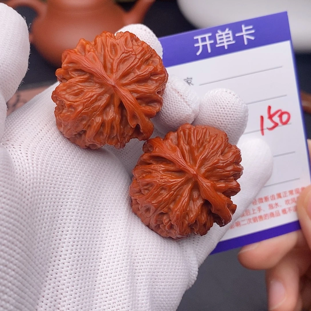 文玩核桃把件38苹果园150