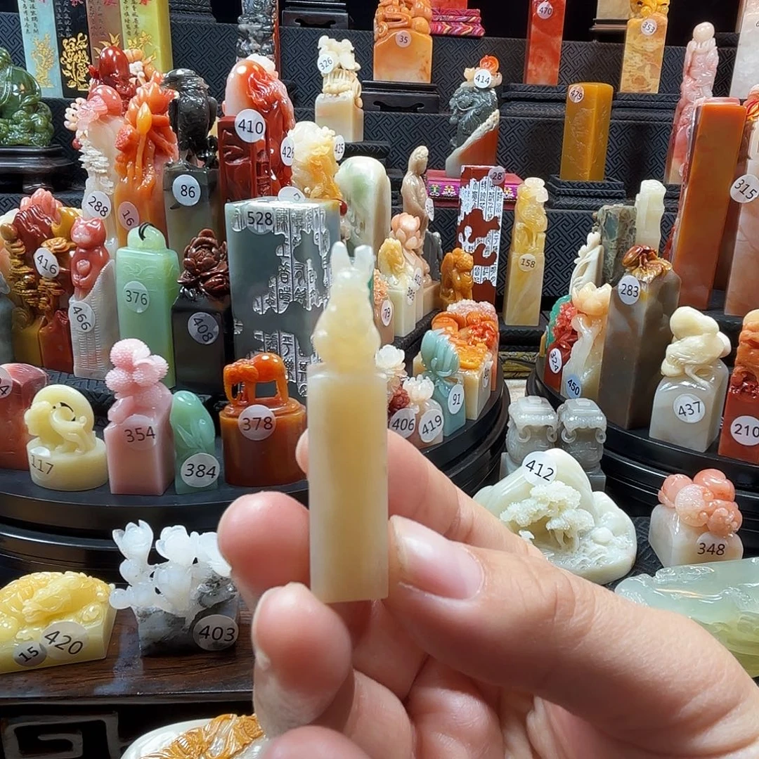 寿山石印石兔子印章