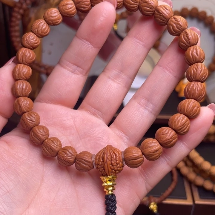 桃核吊坠龙文桃核