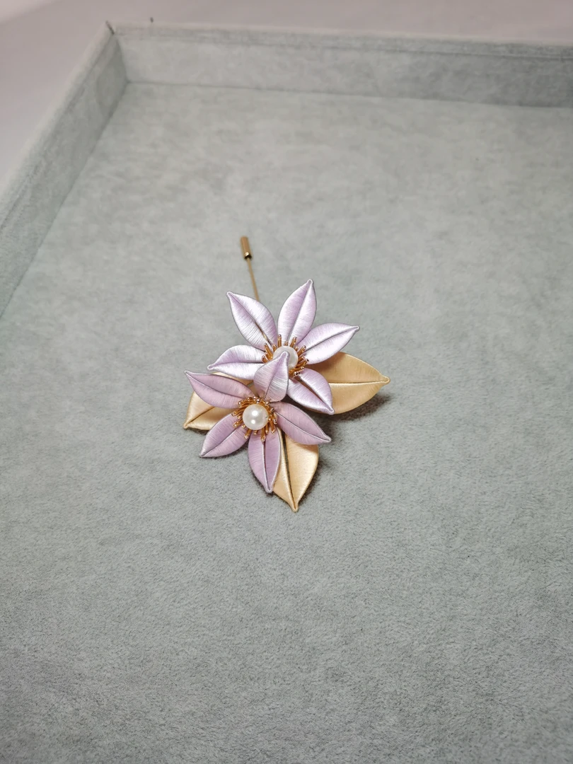 原创手工非遗缠花发簪子古风复古发饰现代百搭收藏中国风汉服发钗