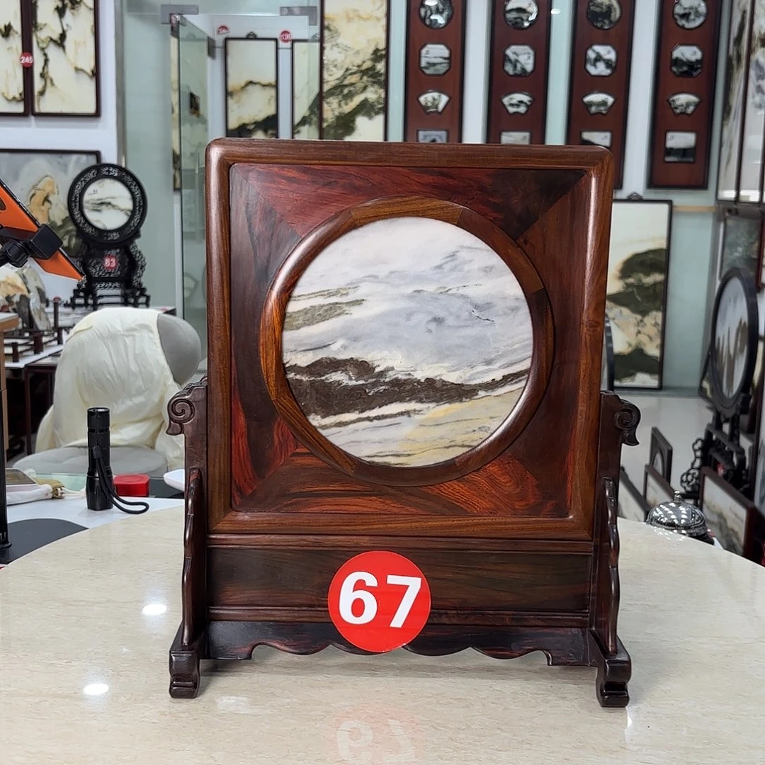 富***高石材天然云石摆件