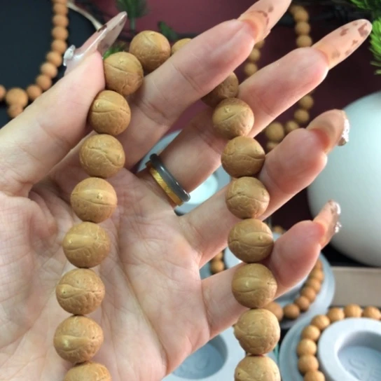 凤眼菩提吊坠12.5手串