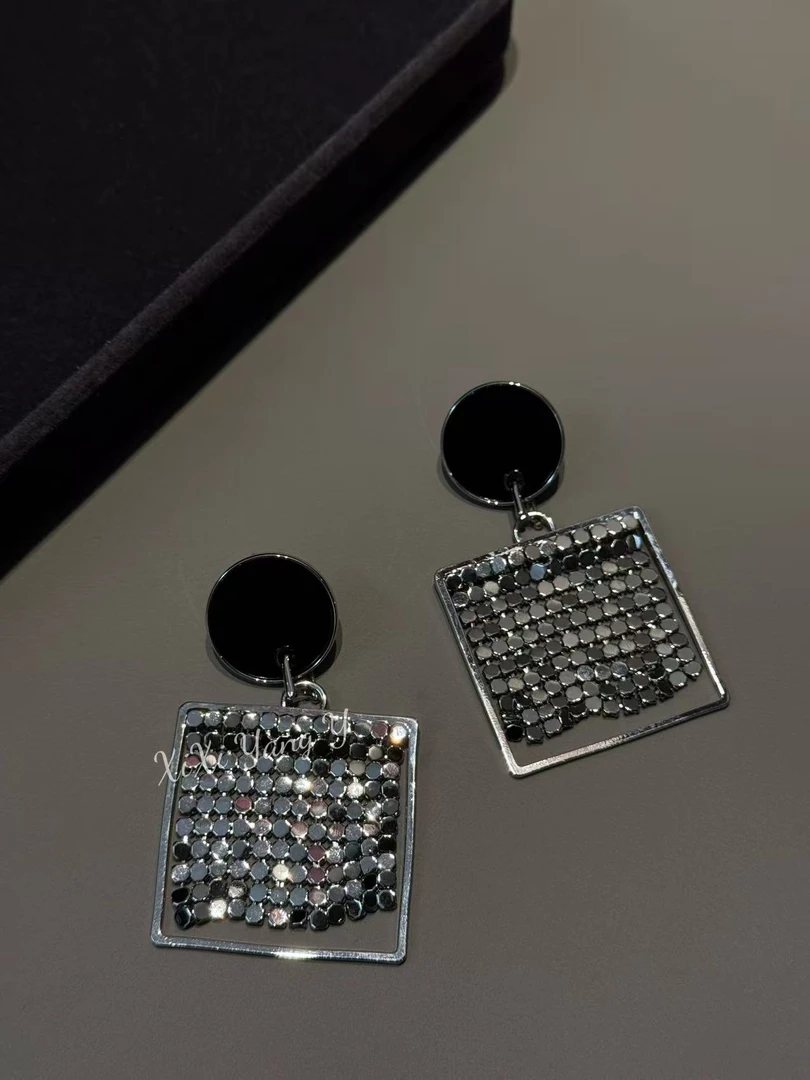 铜合金耳饰 XiXi Yang Y .“格调”小众设计师款气质简约百搭耳环