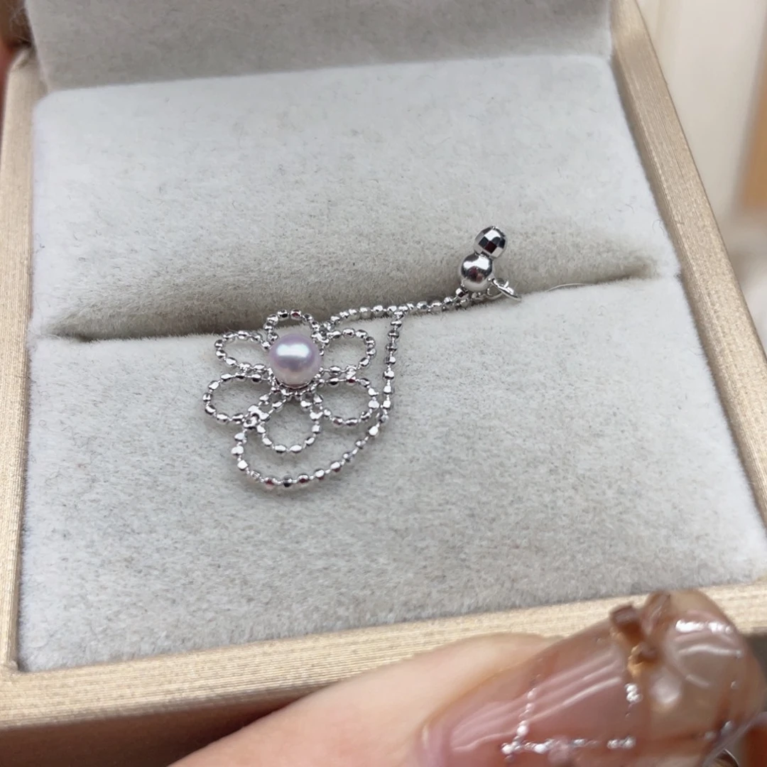 戒指银S925镶嵌海水珍珠C24