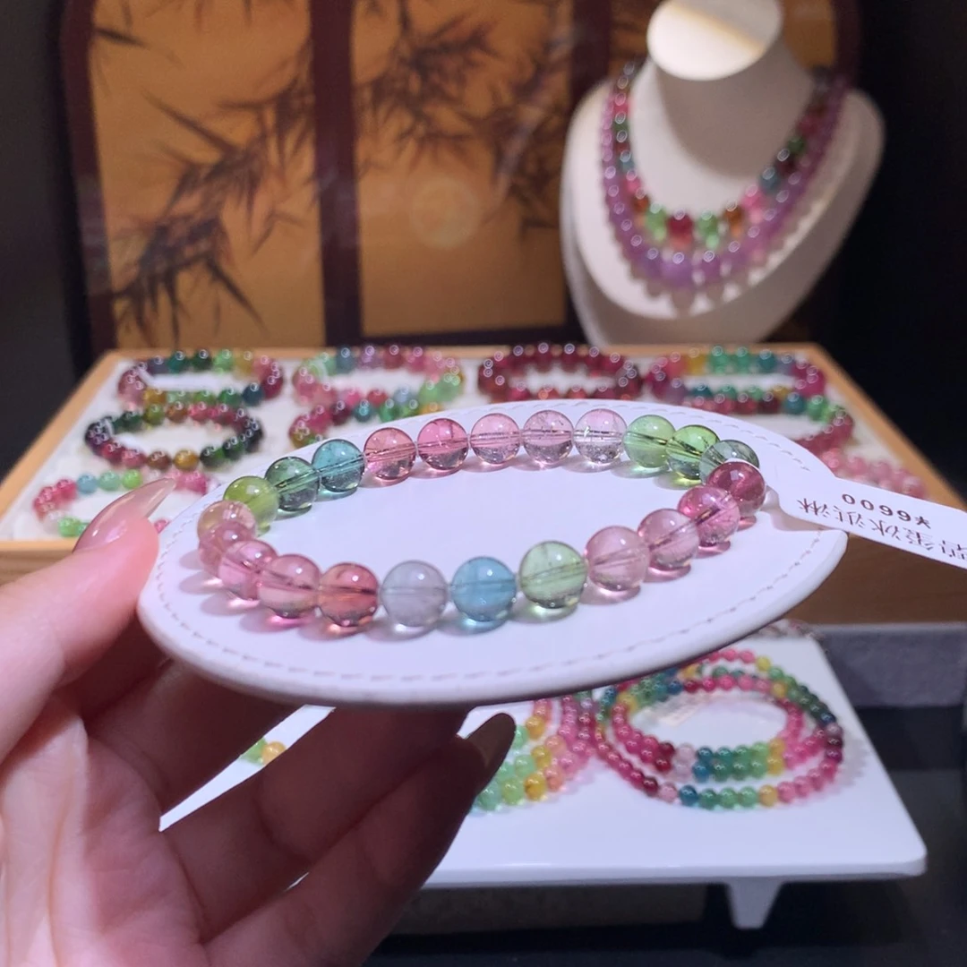 未镶嵌手链碧玺碧玺