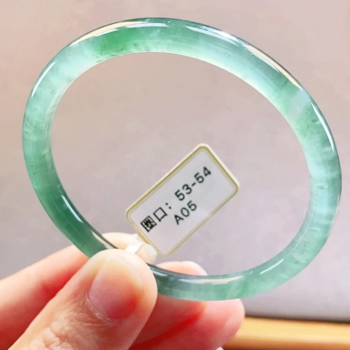 翡翠未镶嵌手镯天然翡翠手镯76