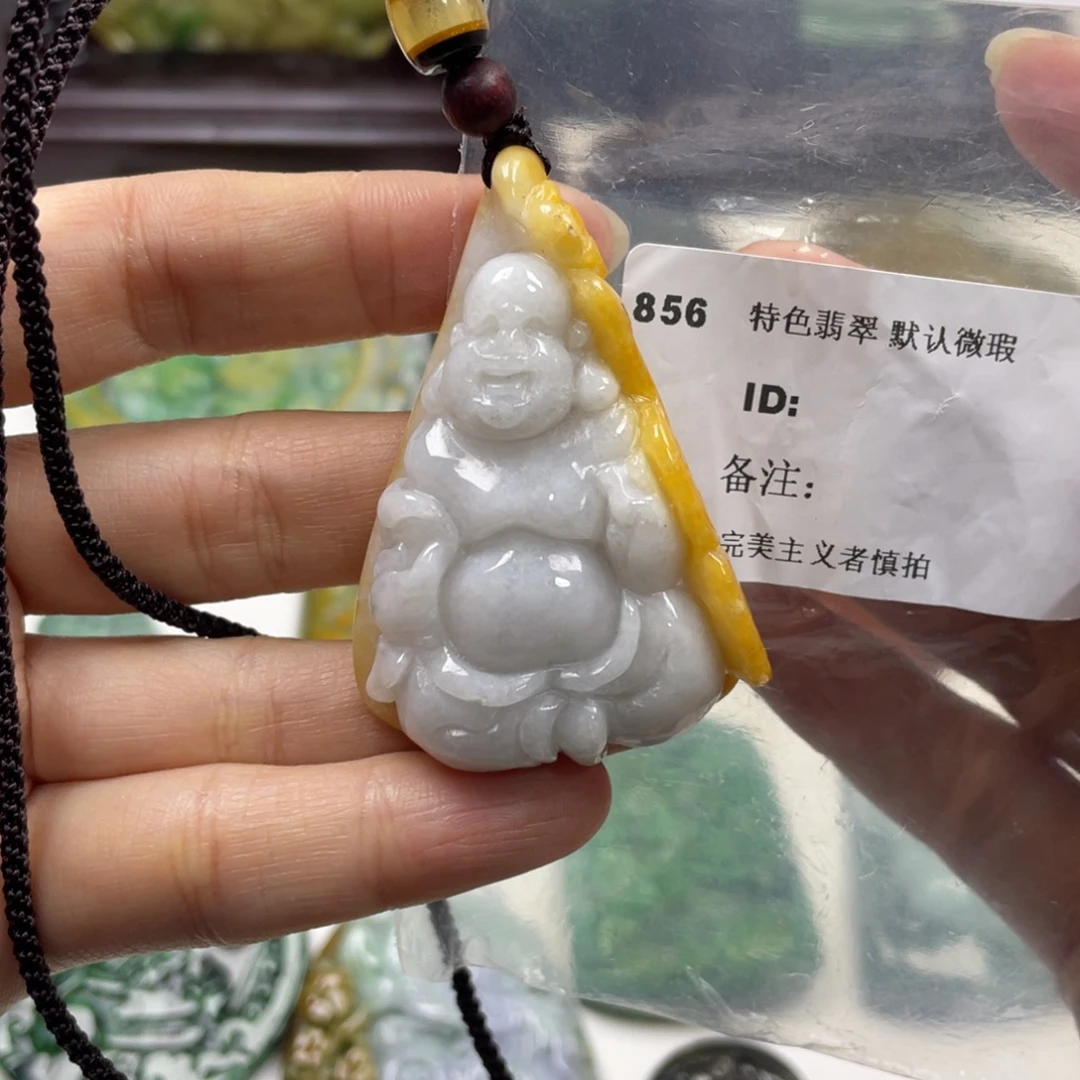 翡翠未镶嵌颈饰牌子