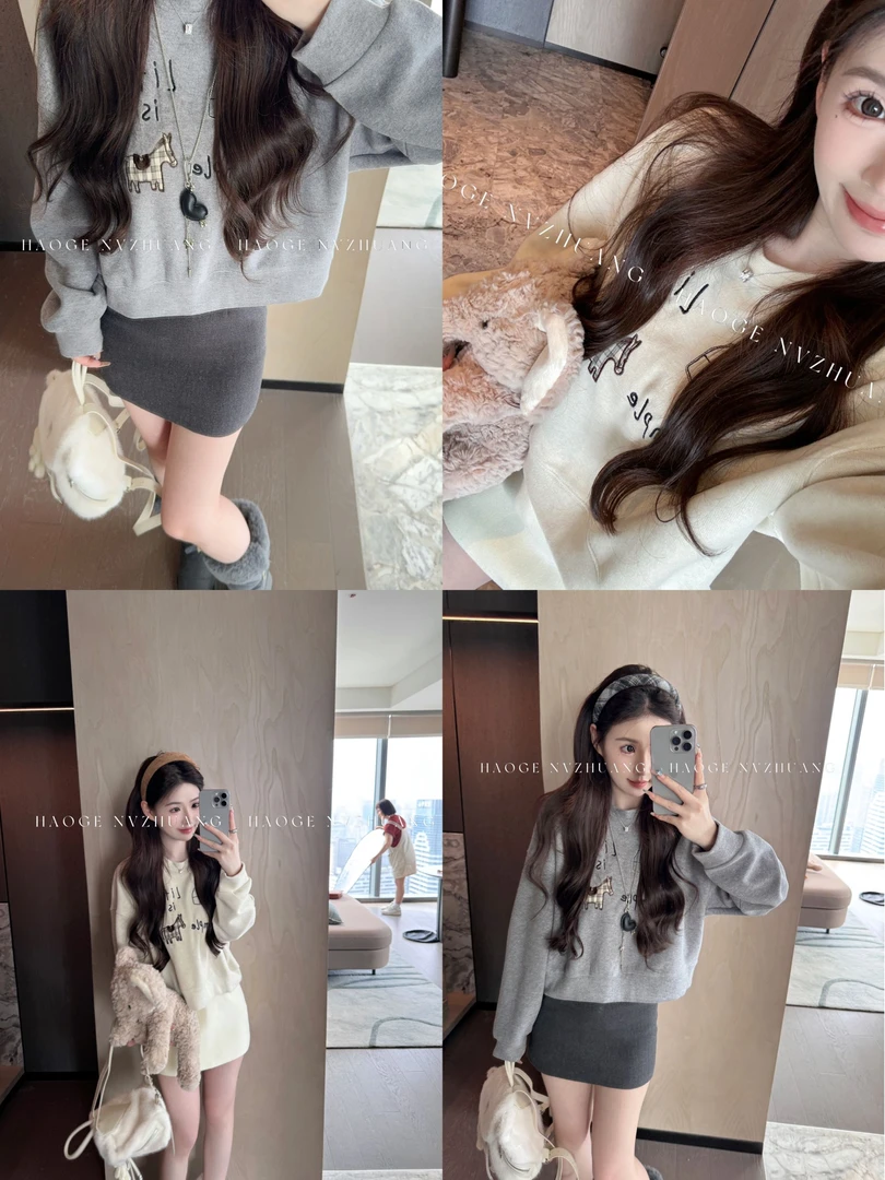 浩哥严选●斑马HGQ5WY4120A卫衣预百搭减龄舒适秋冬日常休闲设计感