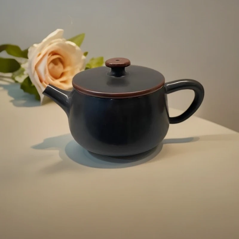 二号全手工汉瓦壶网孔可提可转茶230-250cc茶具赠送一个杯子