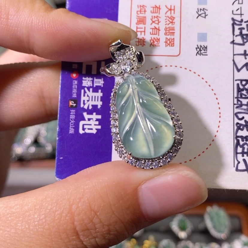 【闪购商品】翡翠未镶嵌颈饰天然