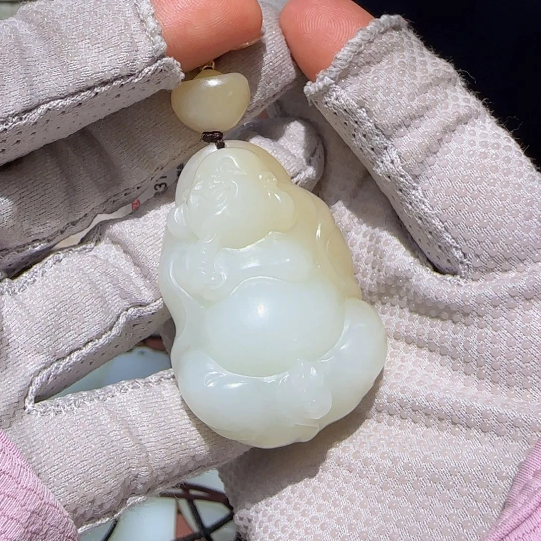 和田玉未镶嵌颈饰52