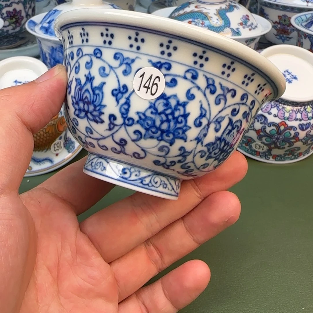 彦祖纯手工手绘茶具146