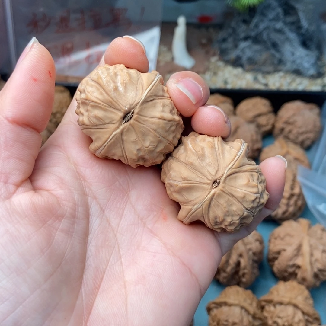 文玩核桃把件龟甲纹36