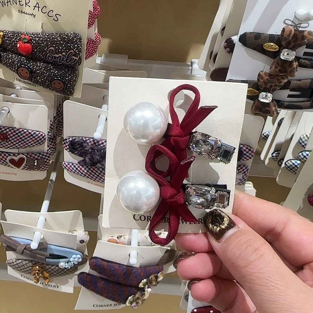 非金属珍珠一字夹