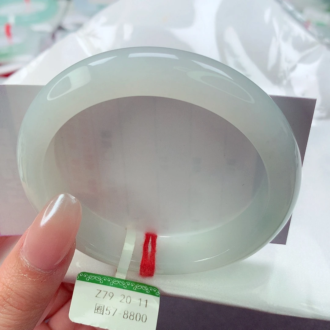 翡翠未镶嵌手镯缅甸天然a货翡翠手镯