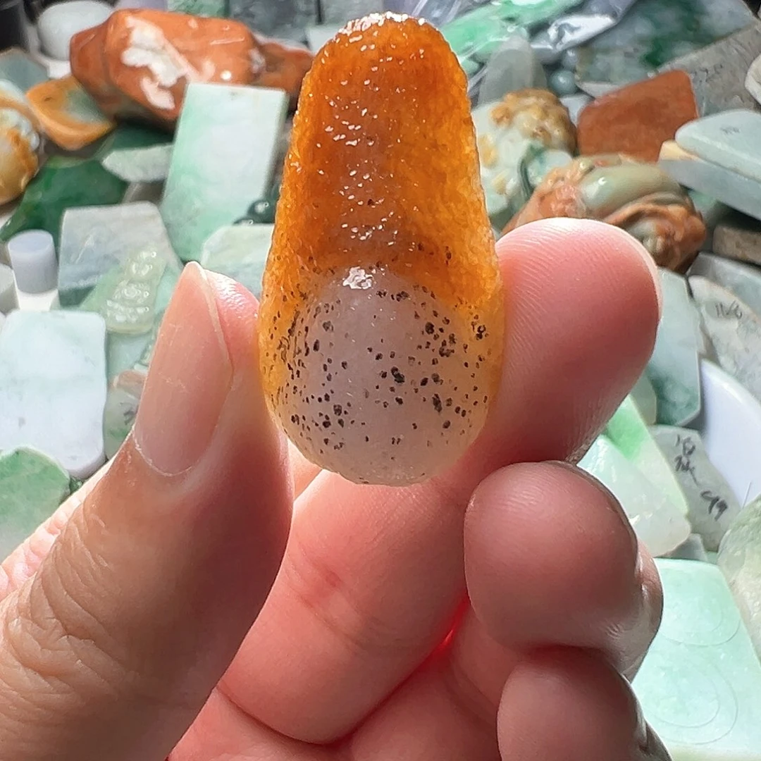 翡翠散珠翡翠原石片料