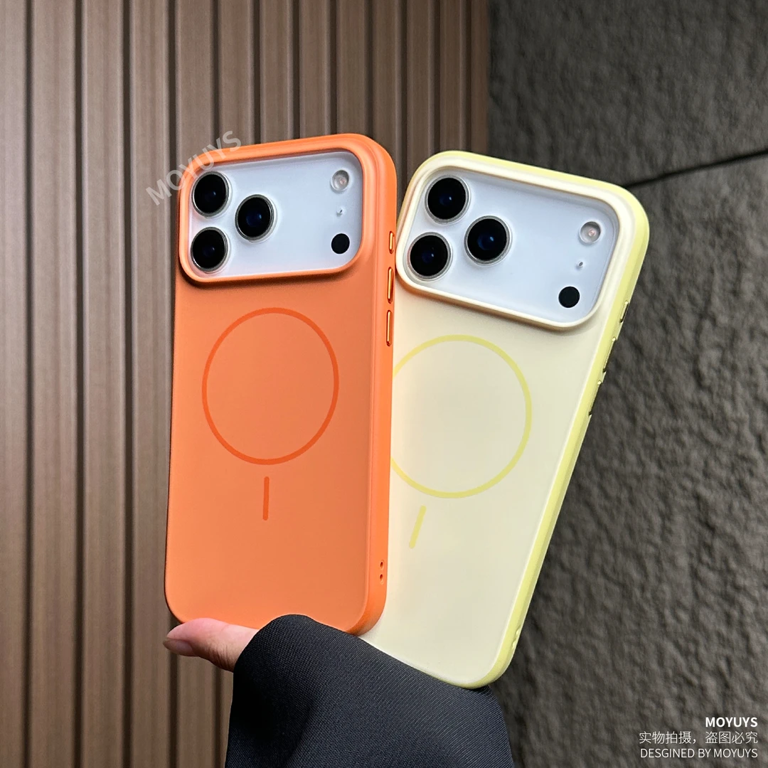 适用iPhone苹果17手机壳17air磁吸promax防摔16肤感15简约pro男女