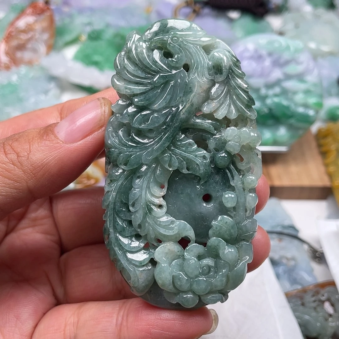 颈饰未镶嵌翡翠翡玉缘翡翠