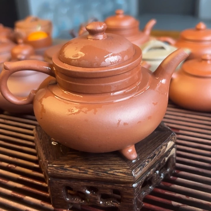 茶案紫砂紫泥奥雪200cc