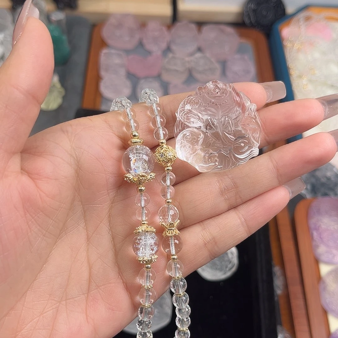 水晶珠宝半成品未镶嵌寻**c71