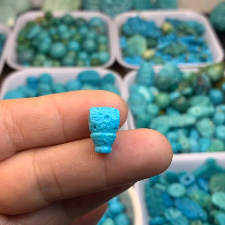 绿松石未镶嵌吊坠(不含链)