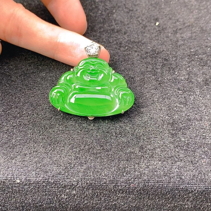 【闪购商品】翡翠银S925镶嵌颈饰翡翠