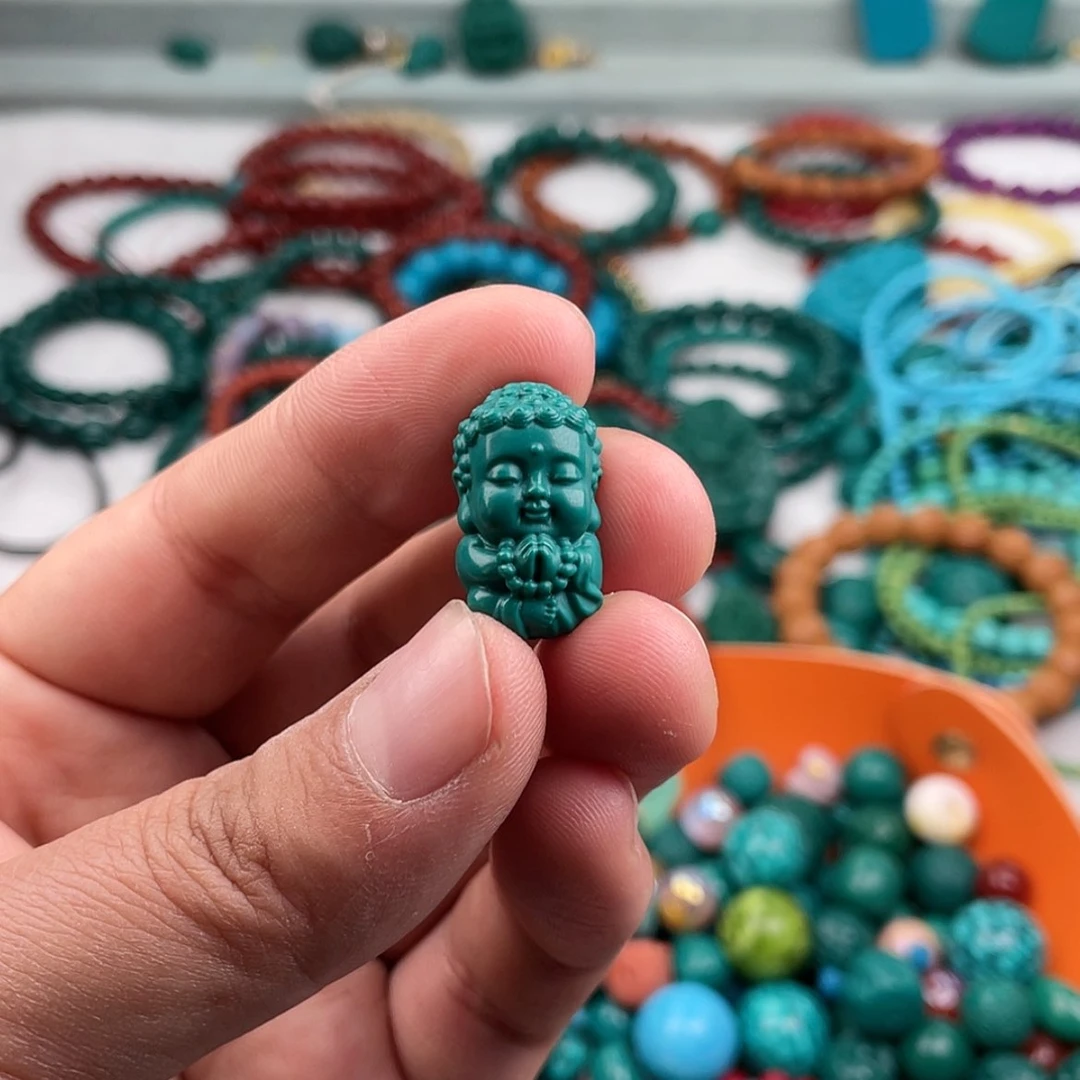 【闪购商品】琉璃非金属宝宝佛一个