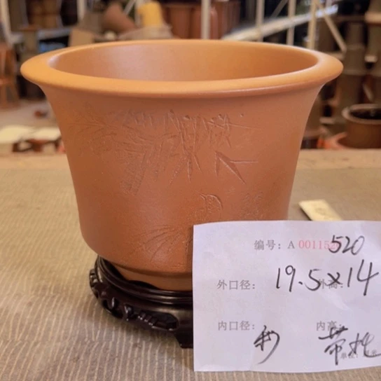 紫砂花盆紫紫砂盆