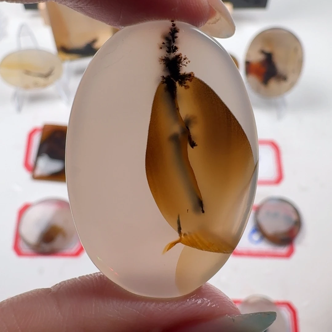 玛瑙/玉髓吊坠(不含链)未镶嵌