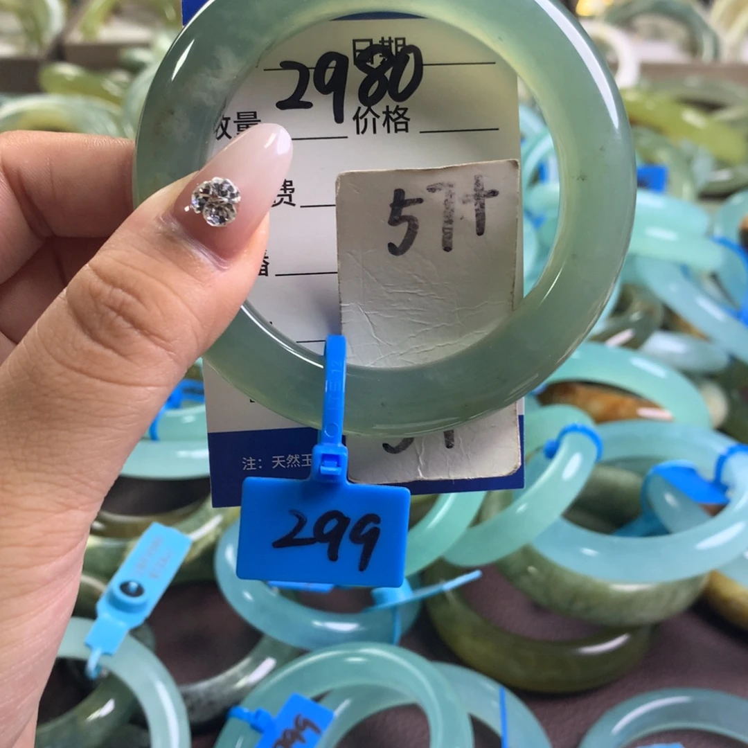 蛇纹石玉未镶嵌手镯2980