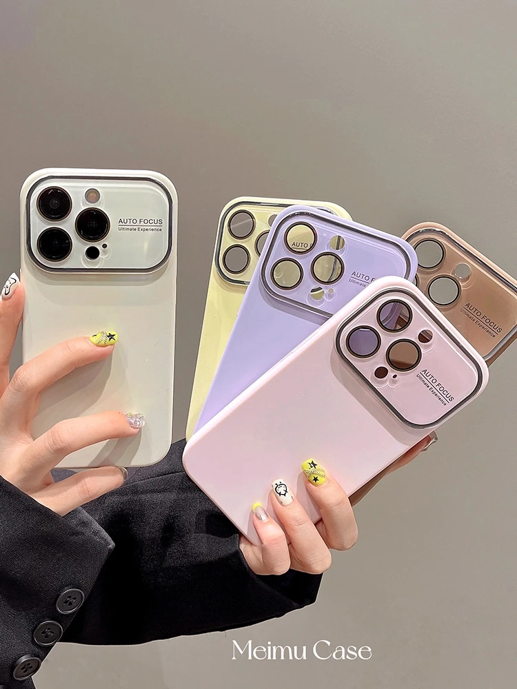 大视窗液态适用iPhone16苹果13简约手机壳17promax全包15保护套14