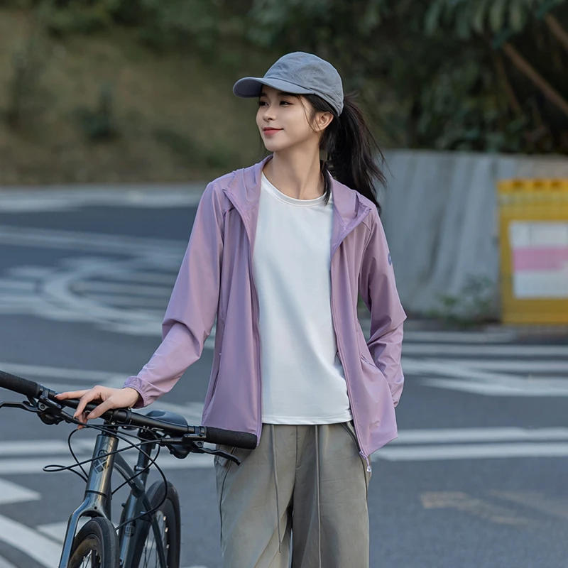 可可娜特25春夏新款运动亲肤户外舒适冰感男女同款便携防晒衣