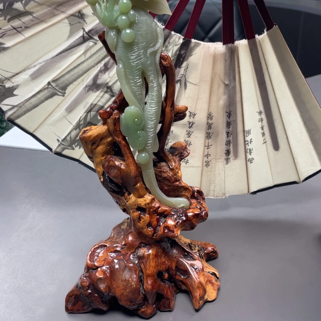 和田玉未镶嵌摆件