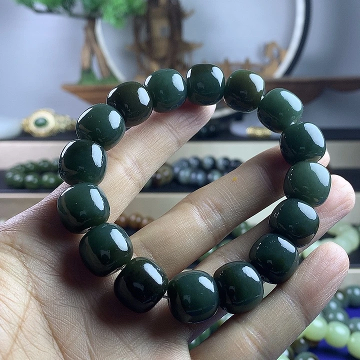 和田玉未镶嵌手串