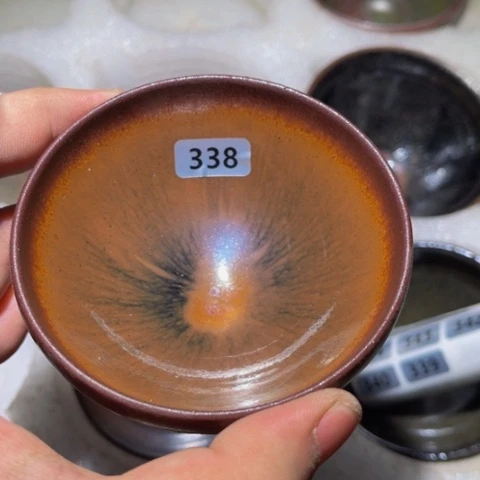 茶盏原矿原釉柴烧建盏