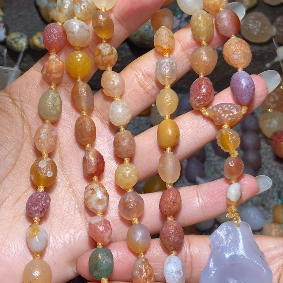 未镶嵌玛瑙/玉髓珠宝半成品
