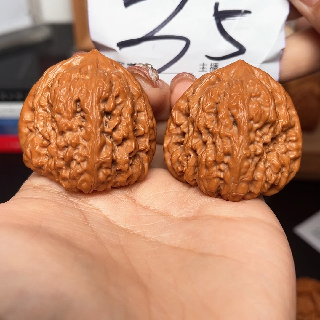 文玩核桃吊坠全品三角凹底41+尺寸y